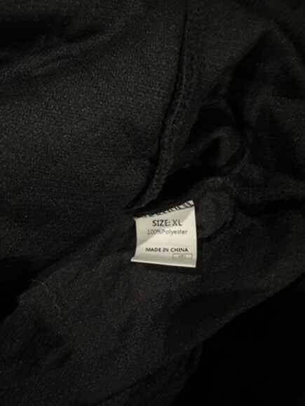 Men's Quilted Sweatshirt Casual Long Sleeve Outdoor Collar Button Pullover XL - Picture 3 of 3